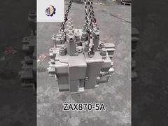 ZAX870-5A 4713089 Cast Iron Hydraulic Valve Assembly Flow Distribution Spool Control Valve